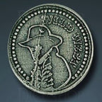 Wild West Legendary Metal Silver Coin
