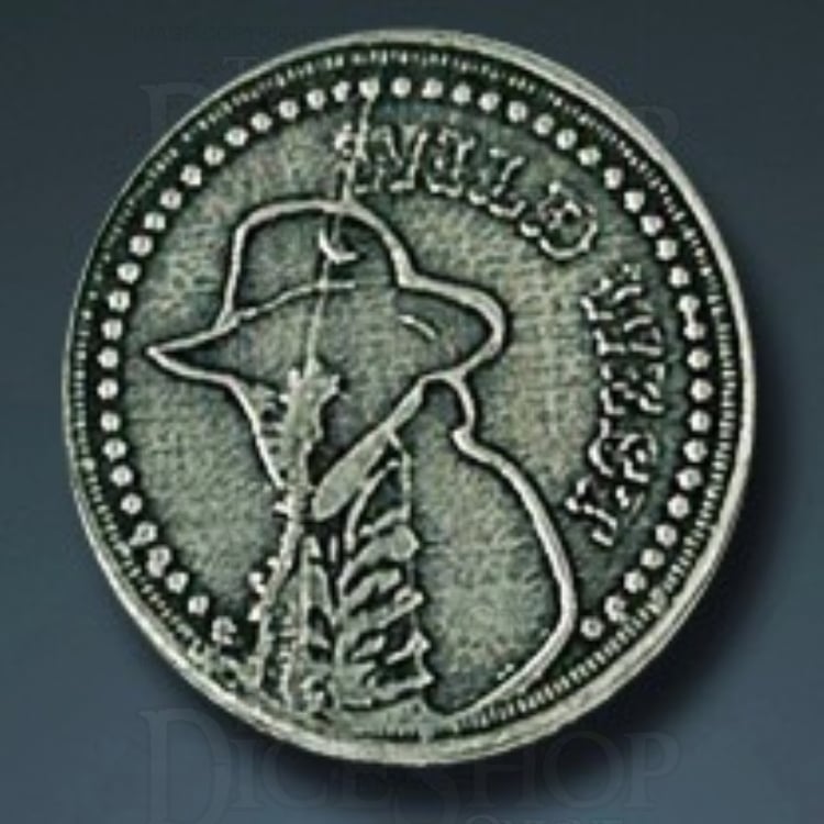 Wild West Legendary Metal Silver Coin