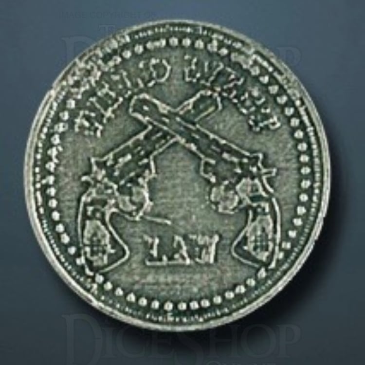 Wild West Legendary Metal Silver Coin