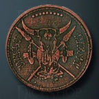 Wild West Legendary Metal Copper Coin