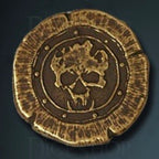 Orc Legendary Metal Gold Coin