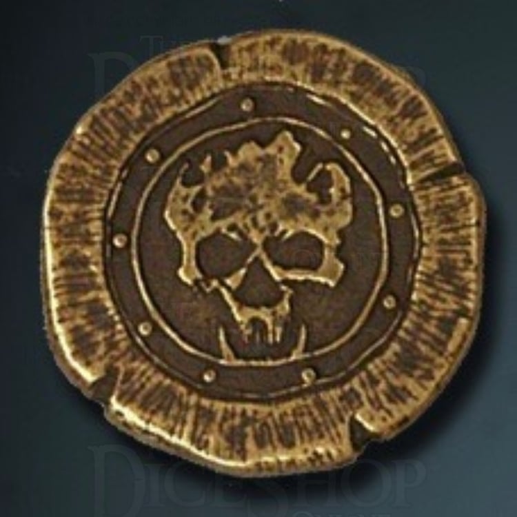 Orc Legendary Metal Gold Coin