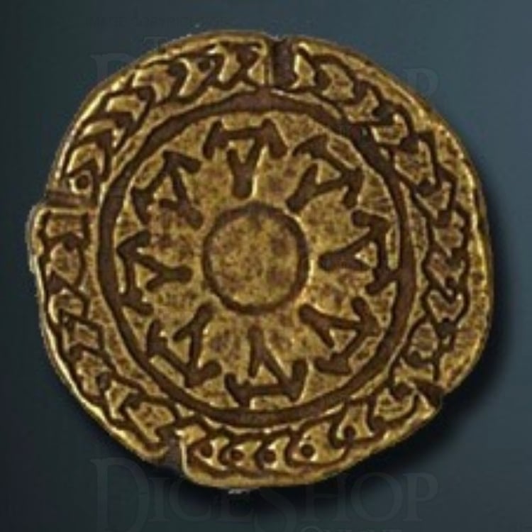 Orc Legendary Metal Gold Coin