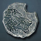 Orc Legendary Metal Silver Coin