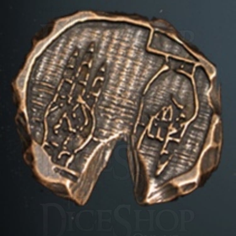 Necromancer Legendary Metal Copper Coin