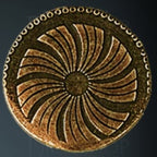 Spartan Legendary Metal Gold Coin