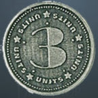 Units Legendary Metal Silver Coin