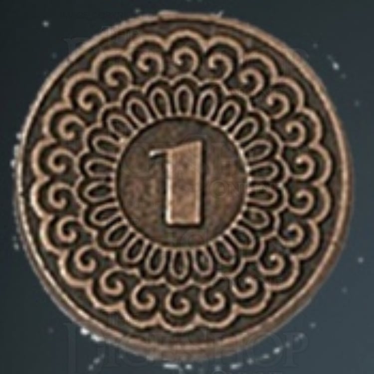 Units Legendary Metal Copper Coin
