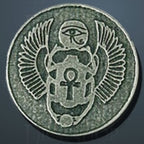 Egyptian Legendary Metal Silver Coin