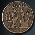Egyptian Legendary Metal Copper Coin