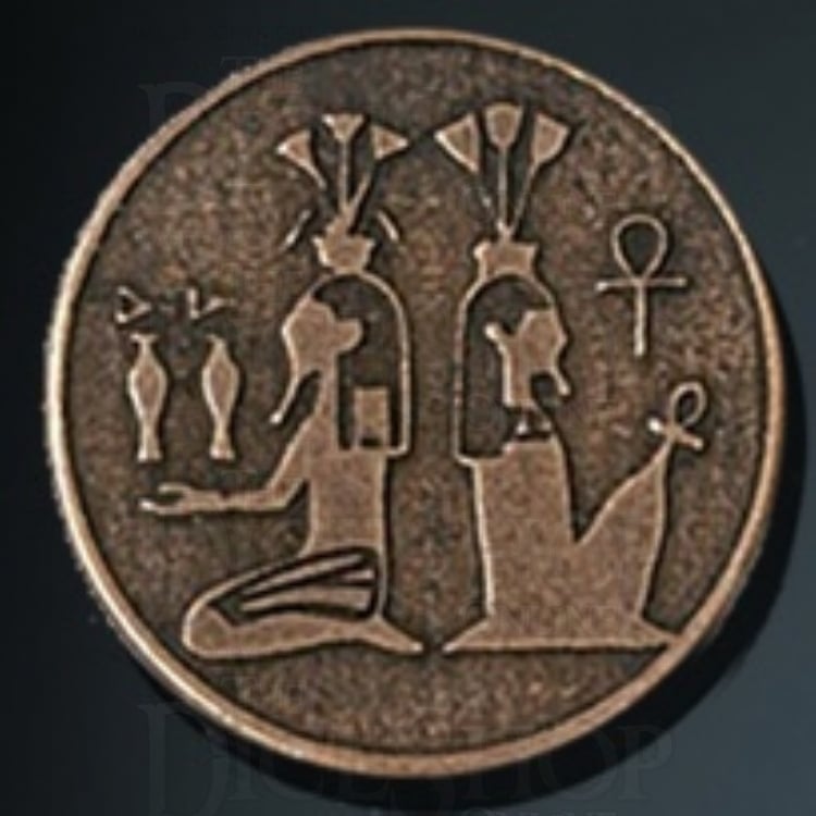 Egyptian Legendary Metal Copper Coin