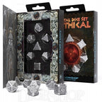 Q Workshop Mythical Metal 7 Dice Polyset