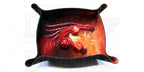 Folding Dice Tray - Dragon - Fiery