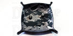 Folding Dice Tray - Space - Lunar Grey