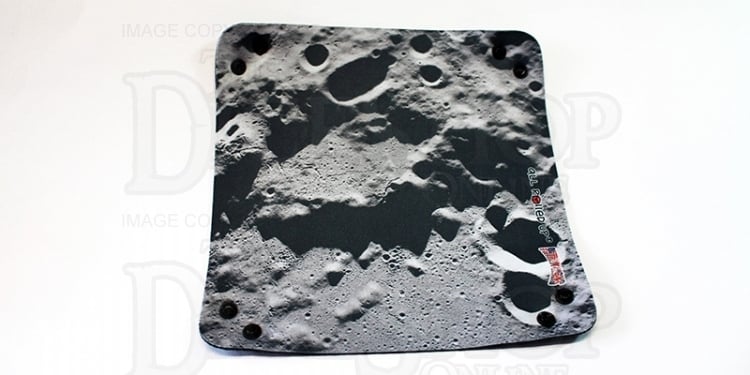 Folding Dice Tray - Space - Lunar Grey