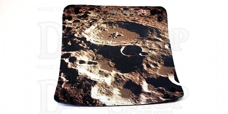 Folding Dice Tray - Space - Lunar Sepia