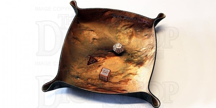 Folding Dice Tray - Space - Mars