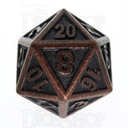 TDSO Metal Fire Forge Ancient Copper 7 Dice Polyset