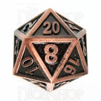 TDSO Metal Fire Forge Copper 7 Dice Polyset
