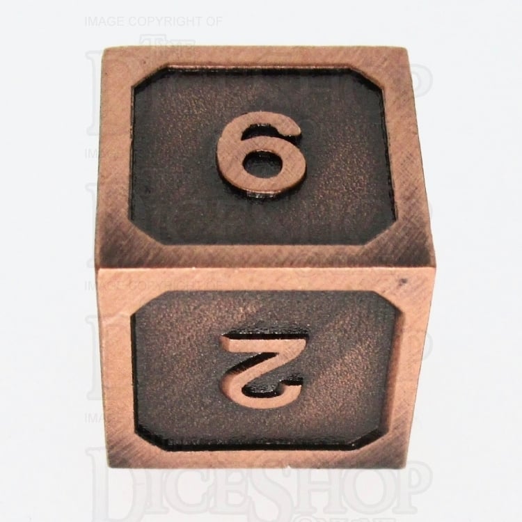 TDSO Metal Fire Forge Copper 7 Dice Polyset