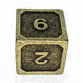 TDSO Metal Fire Forge Ancient Brass D6 Dice