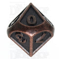 TDSO Metal Fire Forge Ancient Copper D10 Dice
