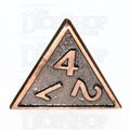 TDSO Metal Fire Forge Copper D4 Dice