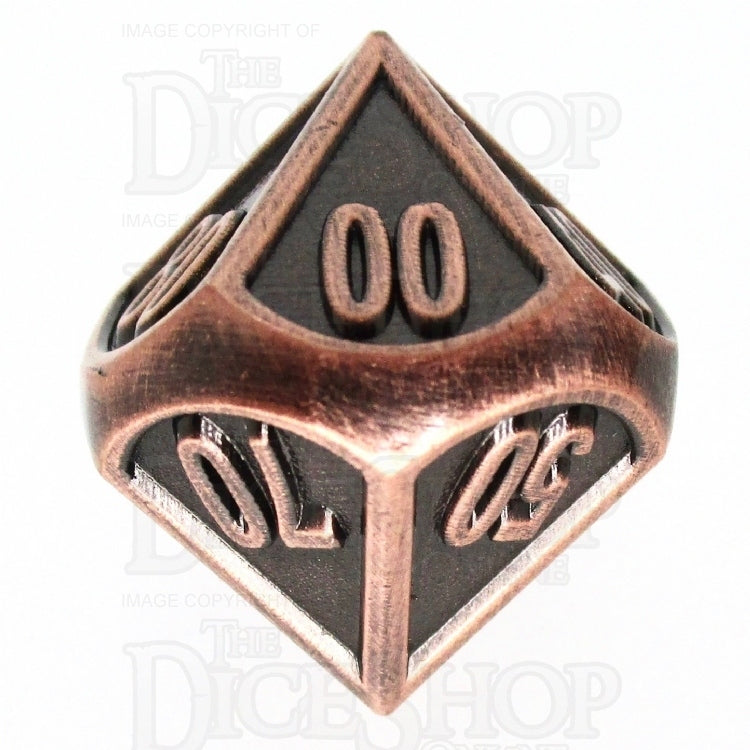 TDSO Metal Fire Forge Copper Percentile Dice