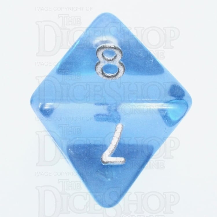 TDSO Layer Transparent Blue Sky D8 Dice