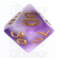 TDSO Jade Purple & Gold Percentile Dice