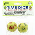 Koplow Daytime JUMBO 28mm 2 x D12 Time Dice Set