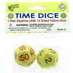 Koplow Daytime JUMBO 28mm 2 x D12 Time Dice Set