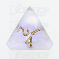 GameScience Permafrost Gold Ink D4 Dice