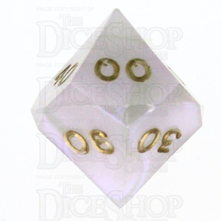 GameScience Permafrost Gold Ink Percentile Dice