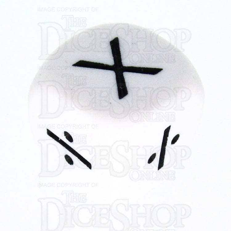 Koplow Opaque Math Operators Multiply & Divide D6 Dice