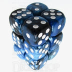 TDSO Duel Black & Blue 12 x D6 Dice Set