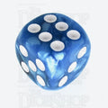 TDSO Duel Black & Blue 16mm D6 Spot Dice