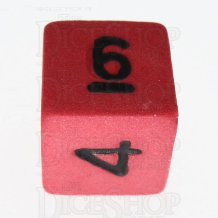 HALF PRICE CLEARANCE Crit Hit Fireball Ceramic D6 Dice