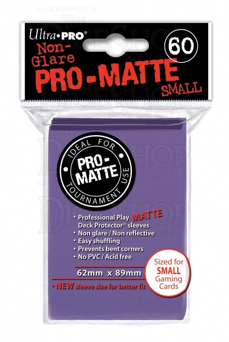 Ultra Pro Matte SMALL Sized Sleeves x 60 - Purple