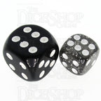 TDSO Glitter Black 36 x D6 Dice Set