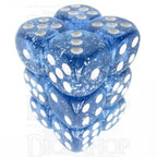 TDSO Glitter Blue 12 x D6 Dice Set