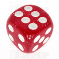 TDSO Glitter Red 16mm D6 Spot Dice