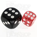 TDSO Glitter Red 12mm D6 Spot Dice