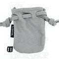 Chasm Pouch Silver Grey High Grade Leather Dice Bag