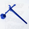 HALF PRICE CLEARANCE D&G Opaque Blue D12 Dice - Unfinished Production Sprue