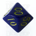 HALF PRICE CLEARANCE Role 4 Initiative Opaque Blue & Gold Percentile Dice