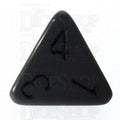 HALF PRICE CLEARANCE Role 4 Initiative Opaque Grey & Black D4 Dice