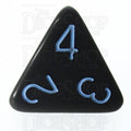 HALF PRICE CLEARANCE Role 4 Initiative Opaque Grey & Blue D4 Dice