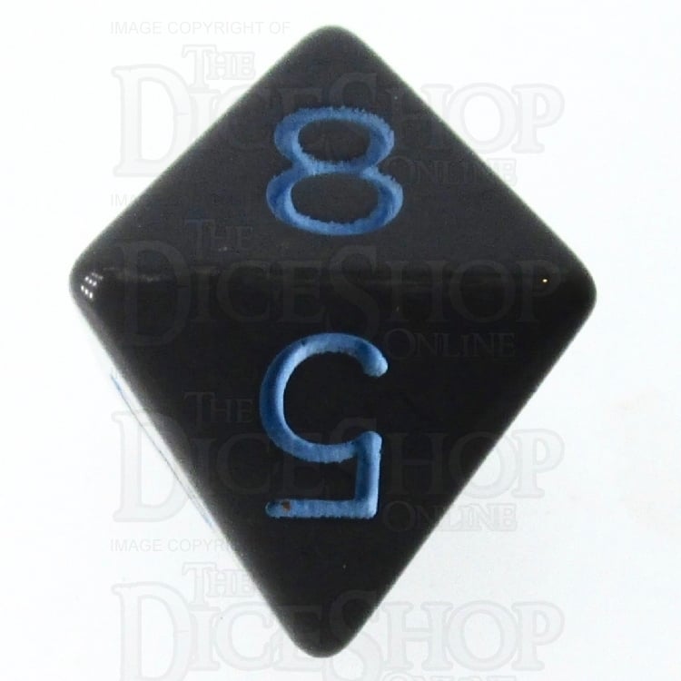 HALF PRICE CLEARANCE Role 4 Initiative Opaque Grey & Blue D8 Dice