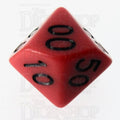 HALF PRICE CLEARANCE Role 4 Initiative Opaque Red & Black Percentile Dice